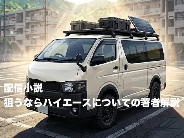第1話 狙うならハイエースについての著者解説